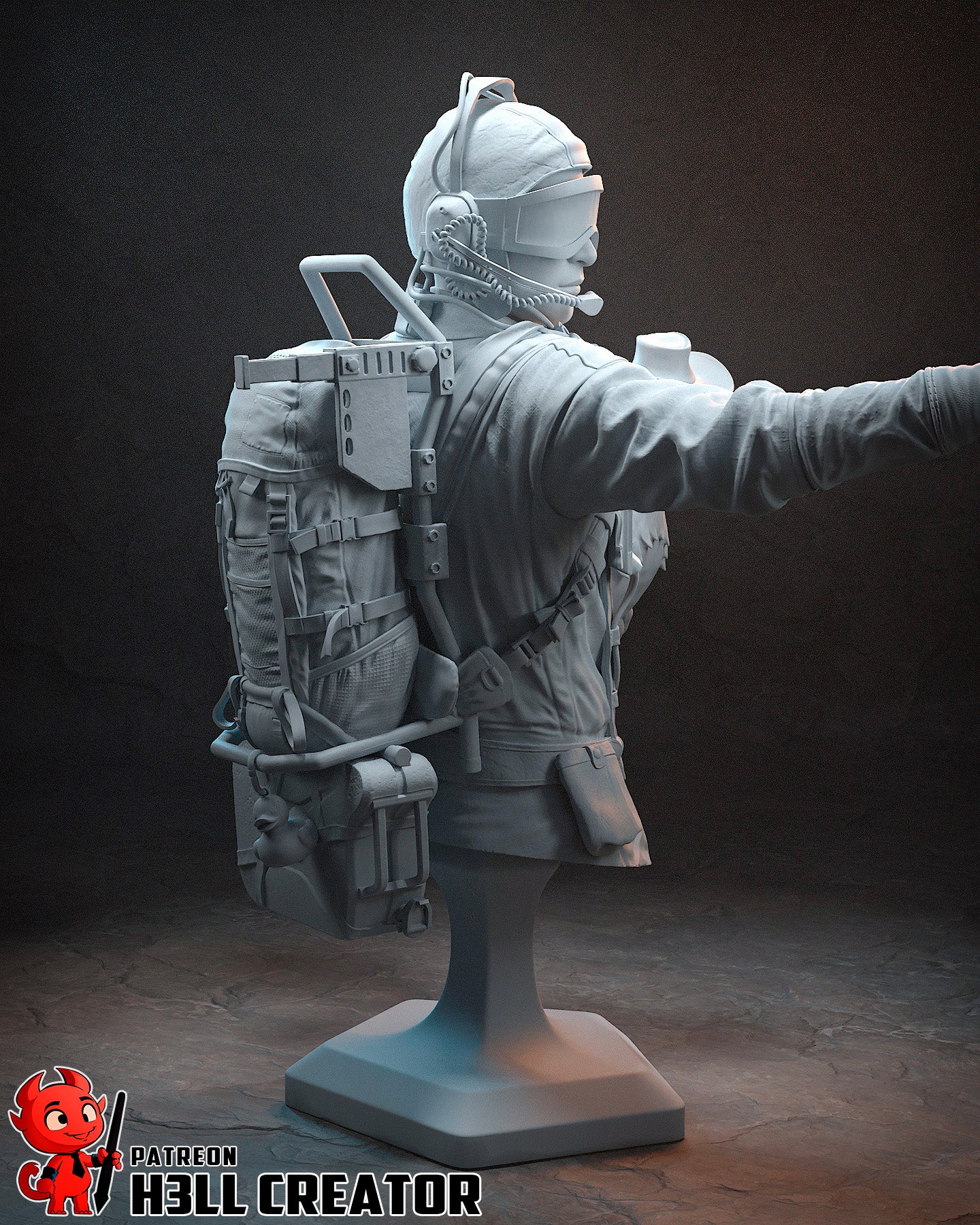Raider (Arc Raiders) - 1:10 3D Printed Fan Art Model Kit