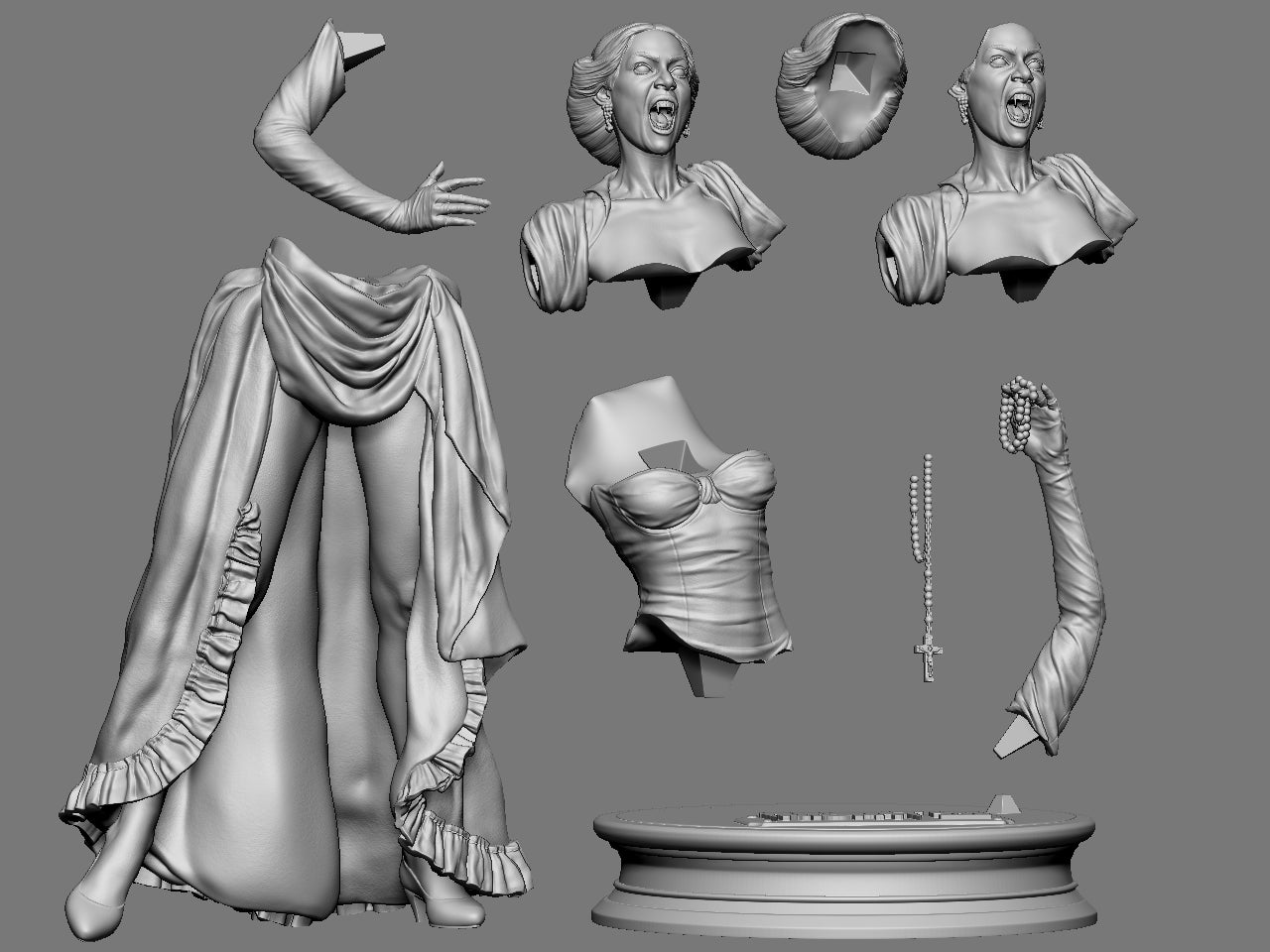 Regine Dandridge - 3D Printed Statue - Friday Night