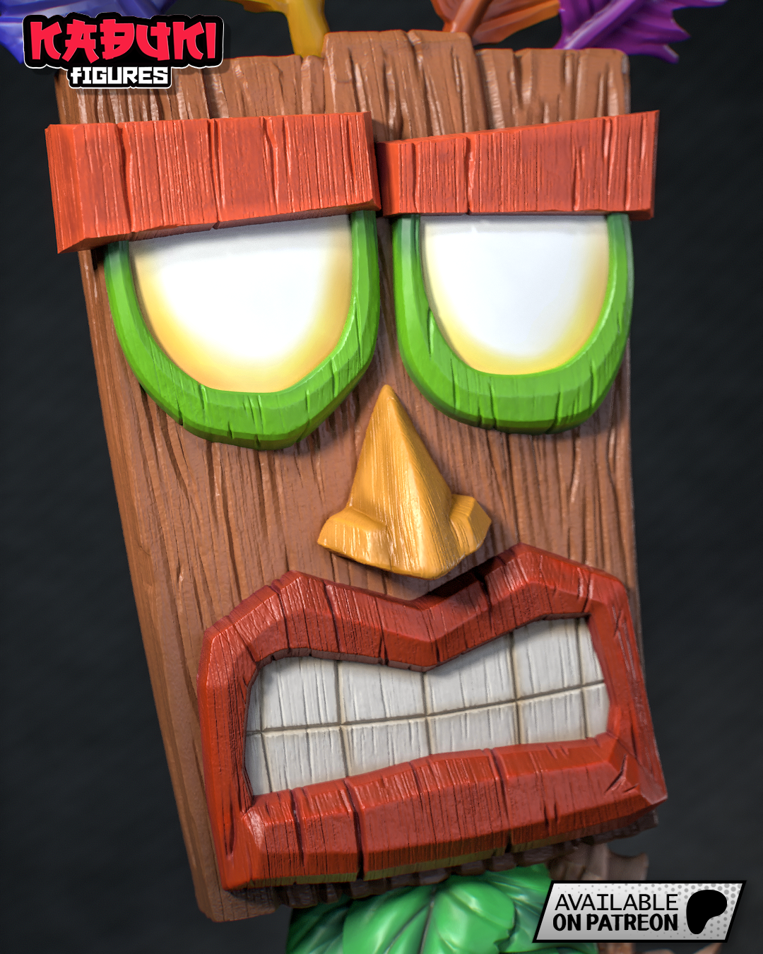 Aku Aku (Fan Art) Crash Bandicoot - 160mm - 3D Print kit