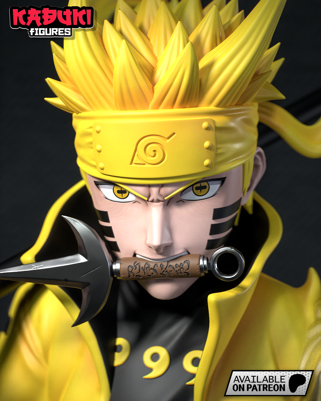 Six Paths Sage Mode (Fan Art) Naruto - 158mm - 3D Print Kit