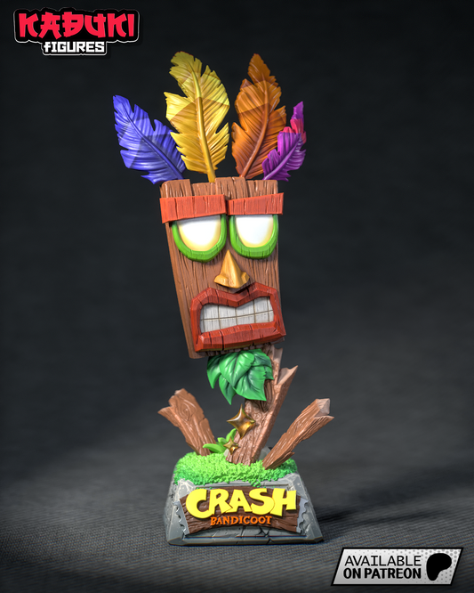 Aku Aku (Fan Art) Crash Bandicoot - 160mm - 3D Print kit