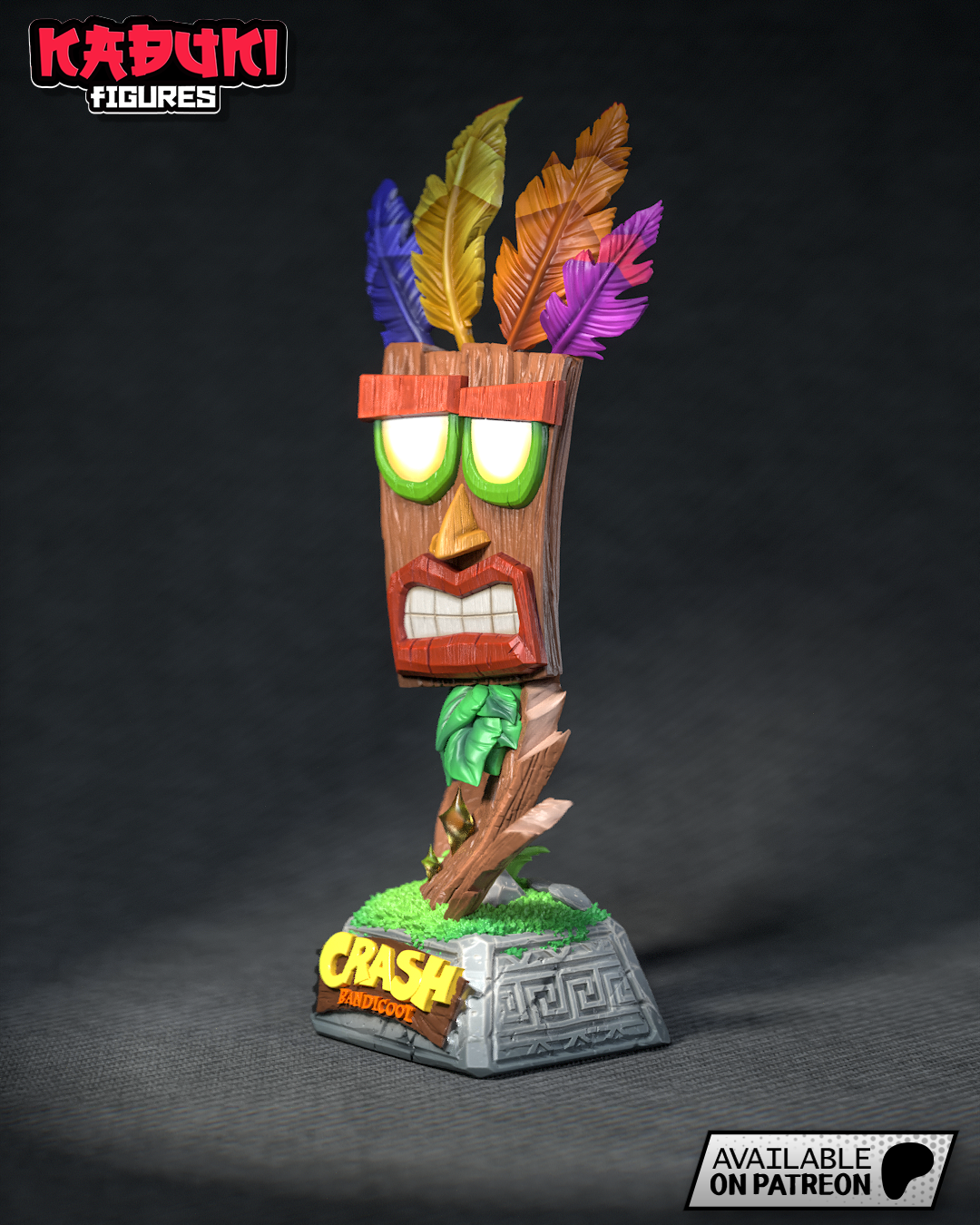 Aku Aku (Fan Art) Crash Bandicoot - 160mm - 3D Print kit