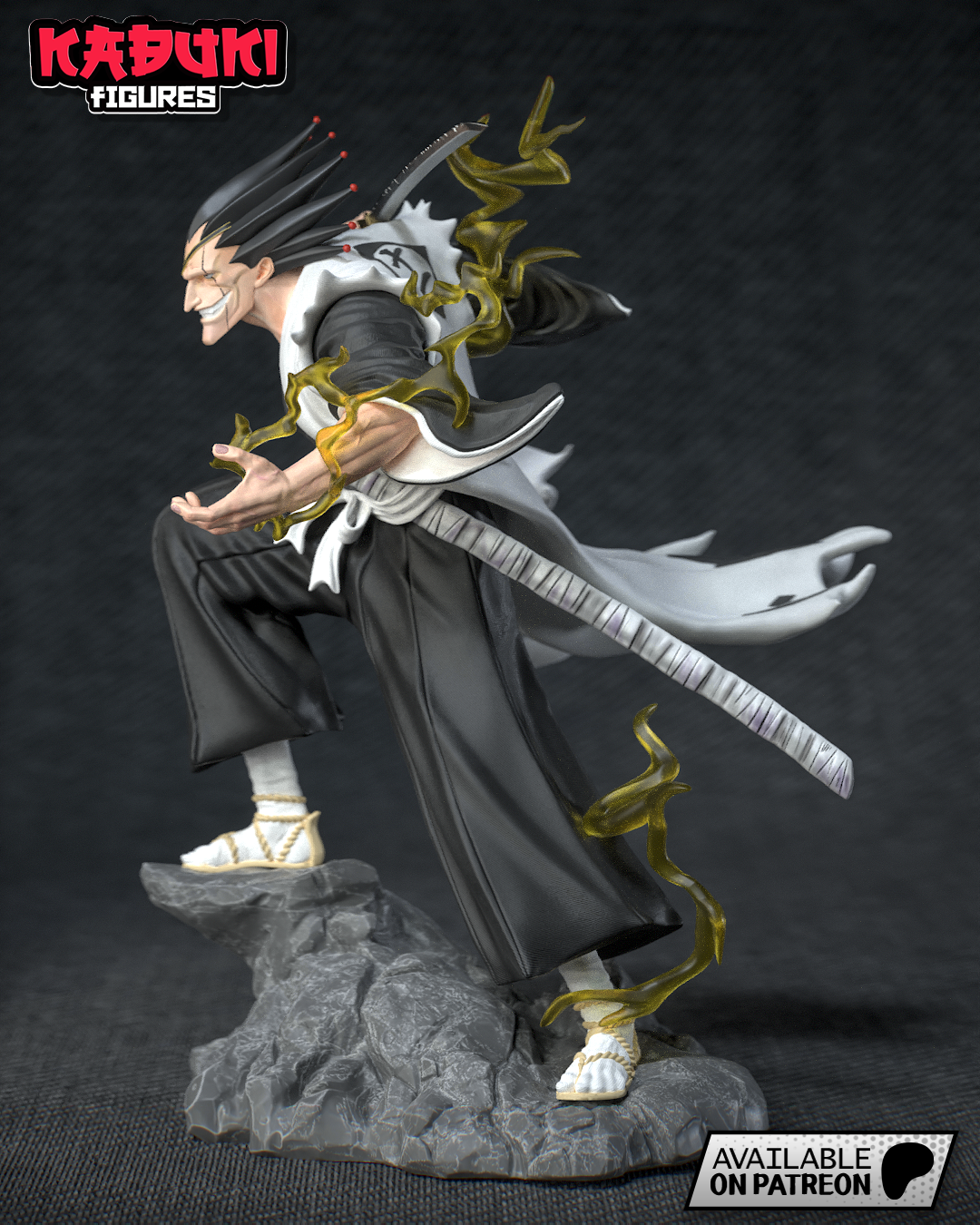 Zaraki Kenpachi (Fan Art) Bleach - 10th scale 220mm - 3D Print Kit