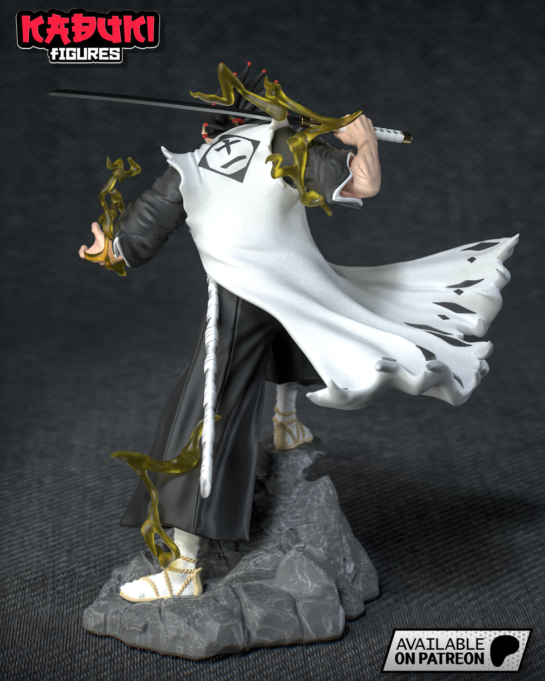 Zaraki Kenpachi (Fan Art) Bleach - 10th scale 220mm - 3D Print Kit