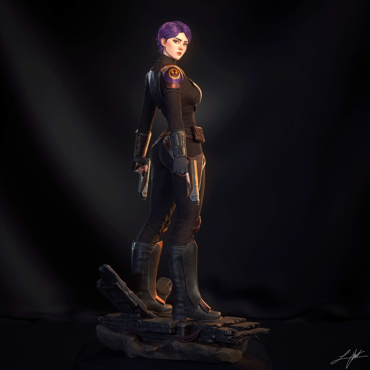 Sabine Wren - 3D Printed Model Kit - 4 Scale