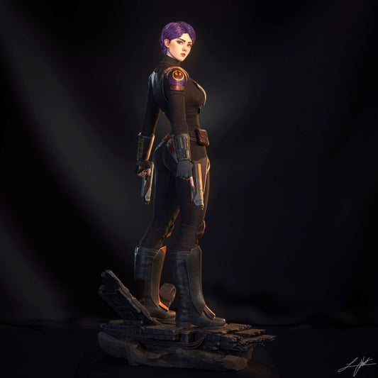Sabine Wren - 3D Printed Model Kit - 4 Scale