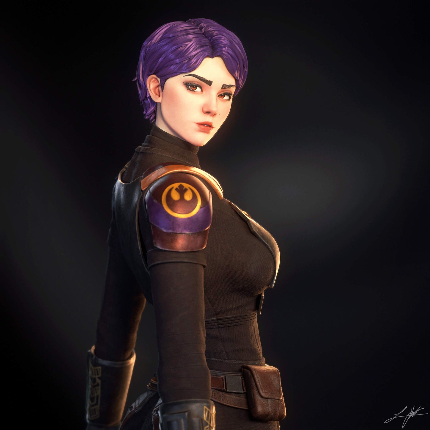 Sabine Wren - 3D Printed Model Kit - 4 Scale