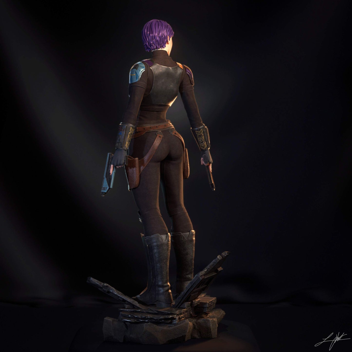 Sabine Wren - 3D Printed Model Kit - 4 Scale