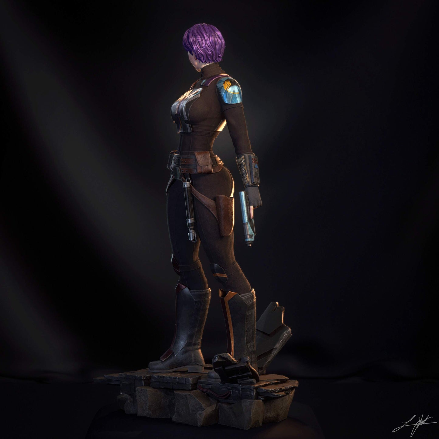 Sabine Wren - 3D Printed Model Kit - 4 Scale