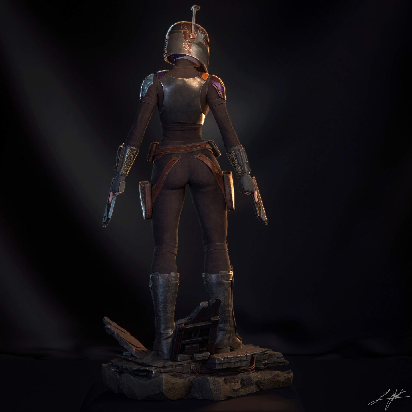Sabine Wren - 3D Printed Model Kit - 4 Scale