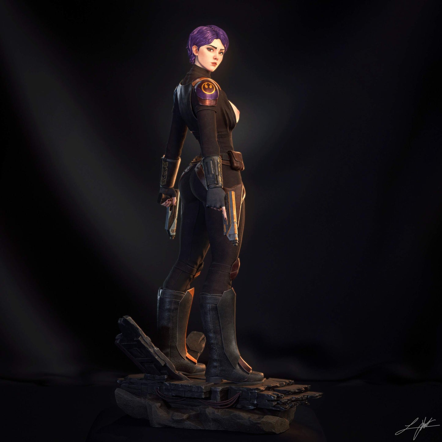 Sabine Wren - 3D Printed Model Kit - 4 Scale