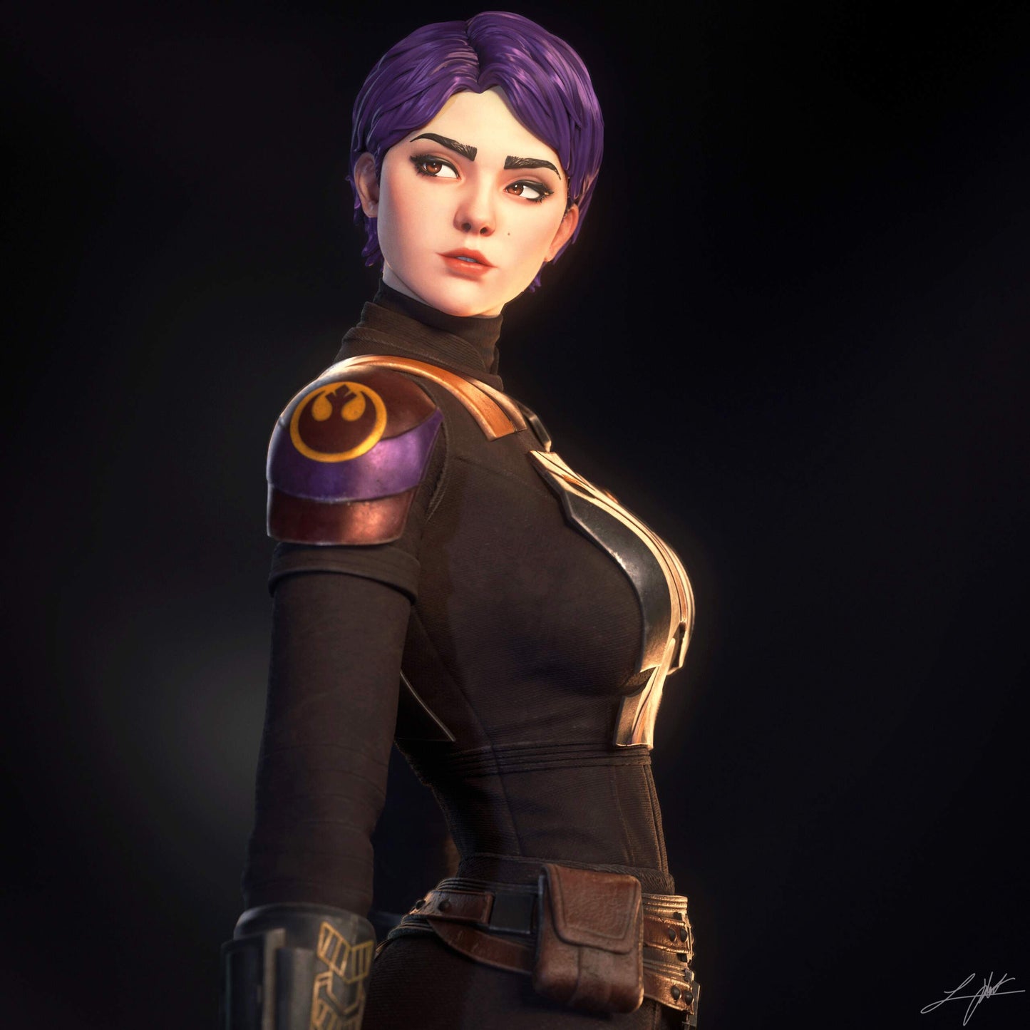 Sabine Wren - 3D Printed Model Kit - 4 Scale