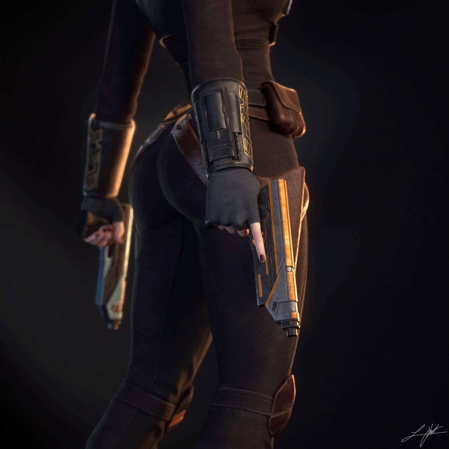 Sabine Wren - 3D Printed Model Kit - 4 Scale