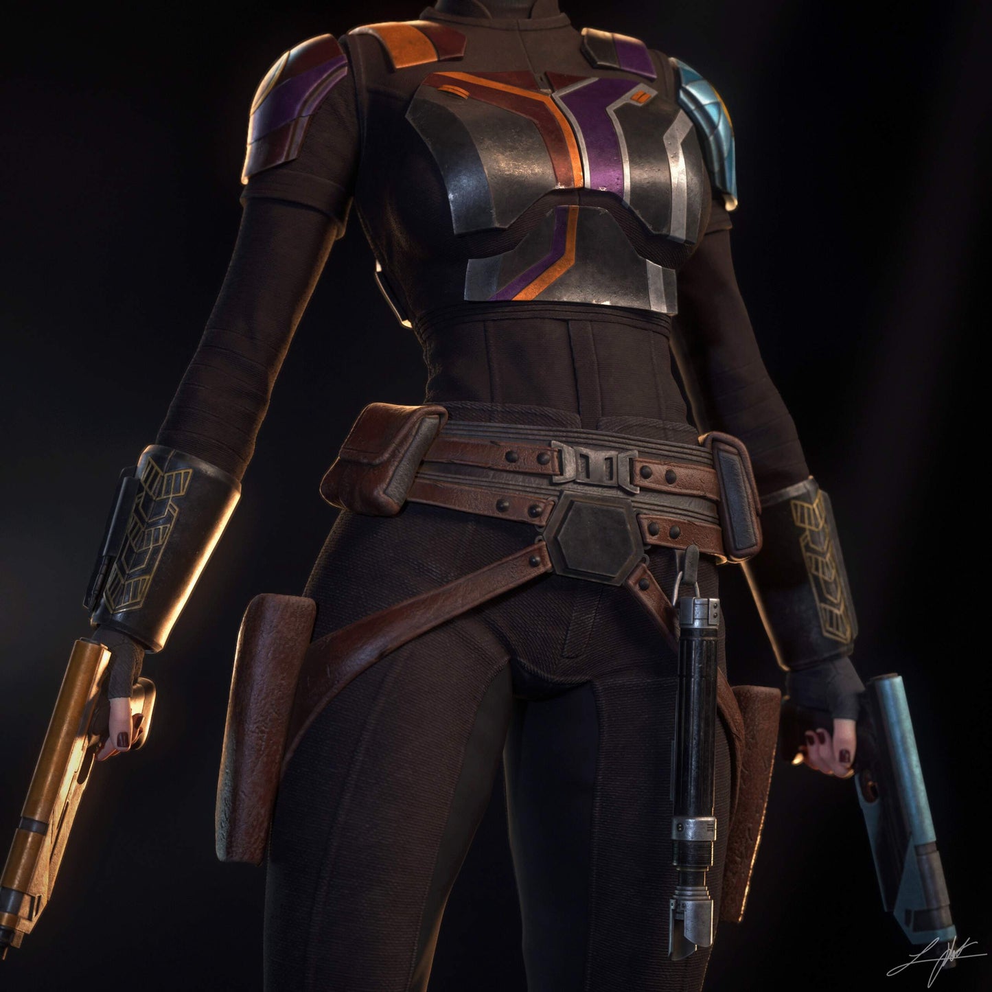 Sabine Wren - 3D Printed Model Kit - 4 Scale