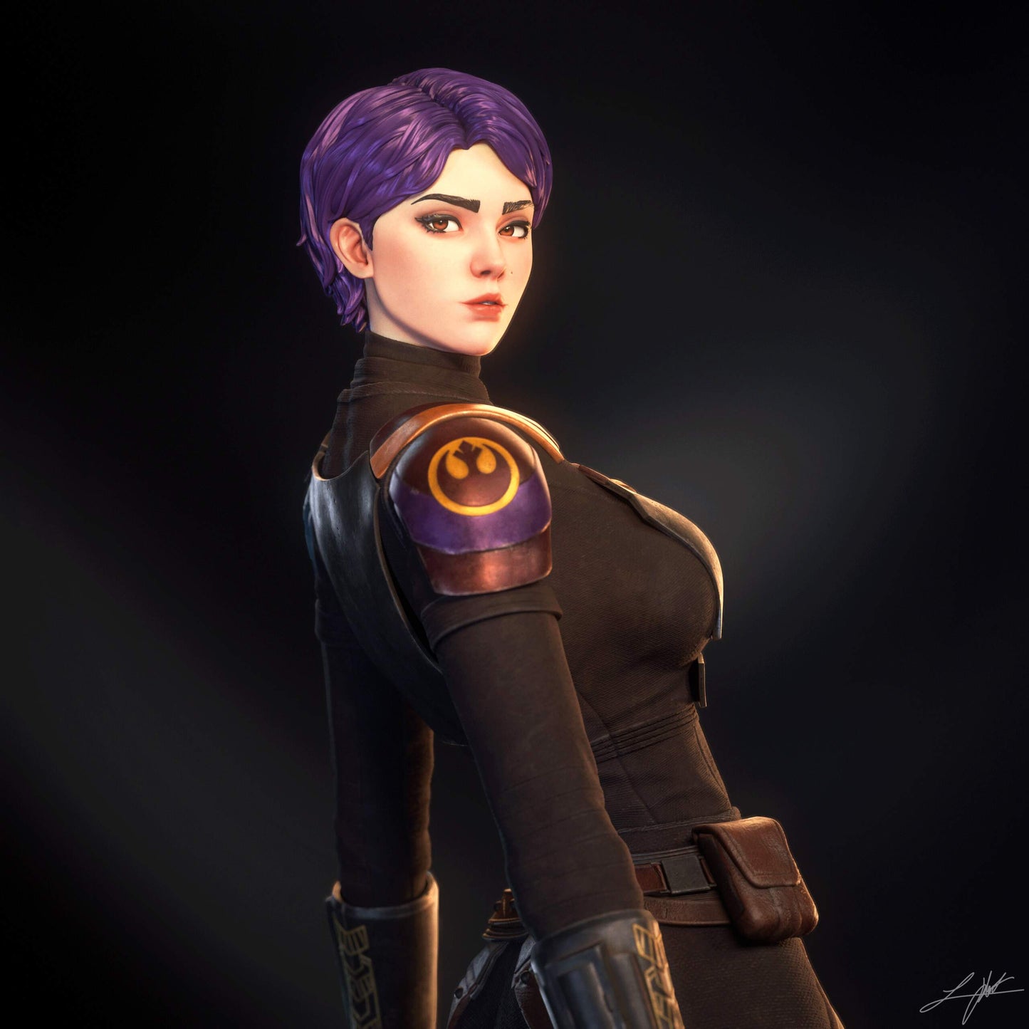 Sabine Wren - 3D Printed Model Kit - 4 Scale