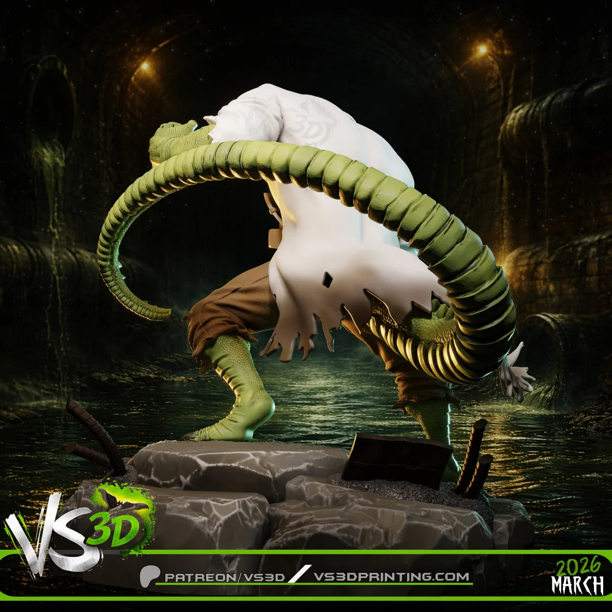 Lizard (STAS) - 3D Model Kit - 1:6 Scale