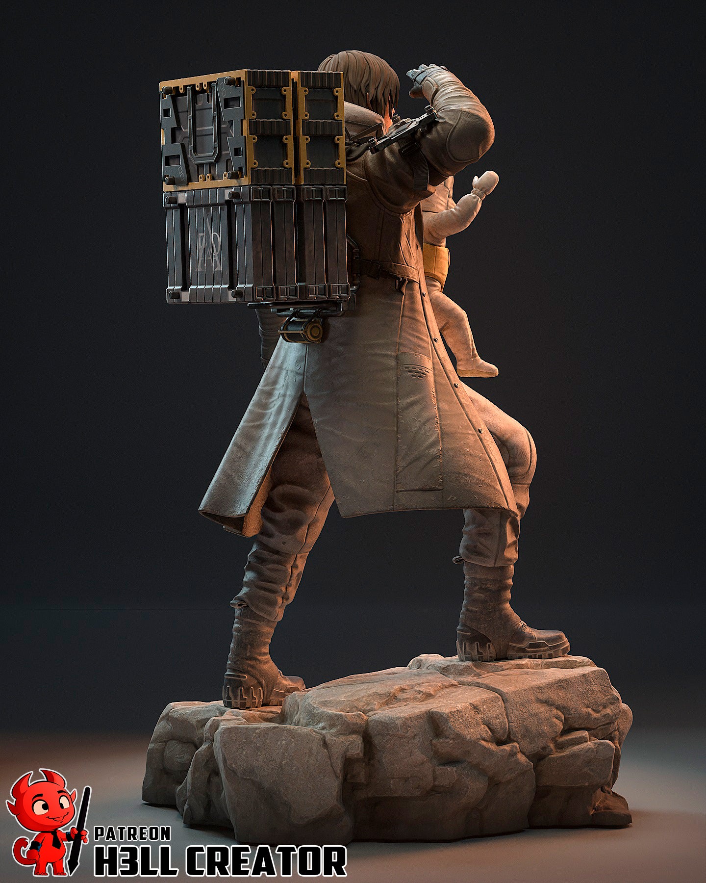 Sam Bridges (Death Stranding 2) 3d Printed Model Kit - 1:12
