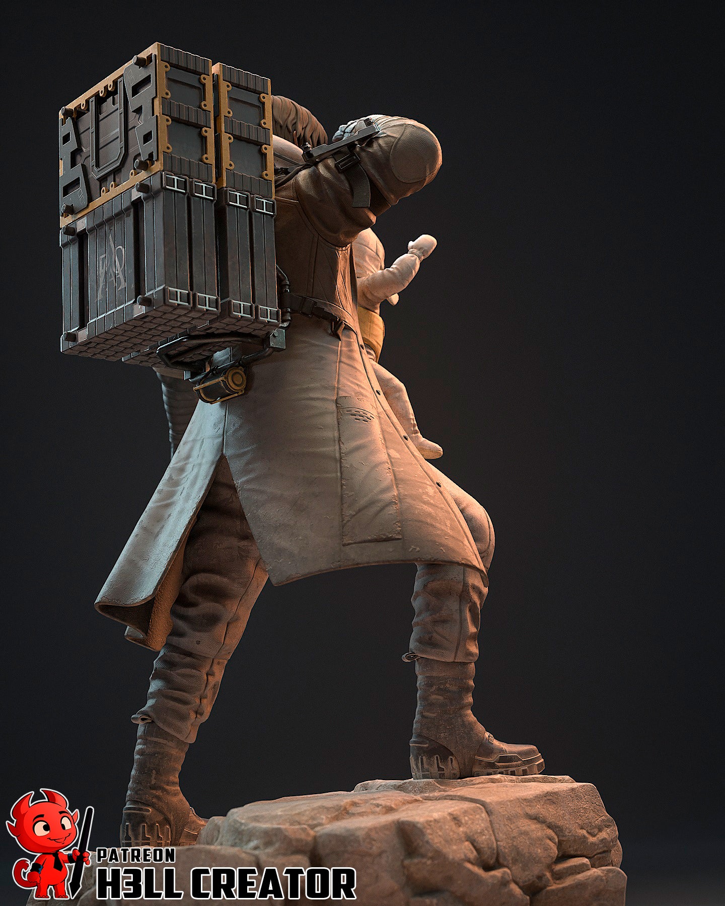 Sam Bridges (Death Stranding 2) 3d Printed Model Kit - 1:12