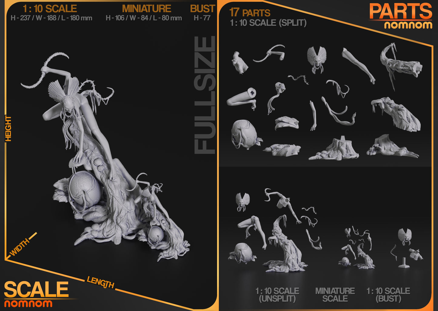Varang (Avatar) 3d Printed Model Kit