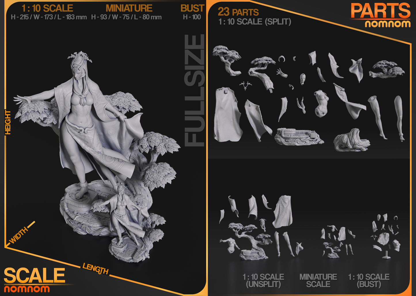 Midna (Legend of Zelda) 3d Printed Model Kit