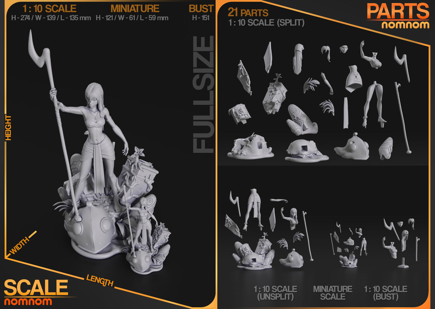 Kida (Atlantis) 3d Printed Model Kit