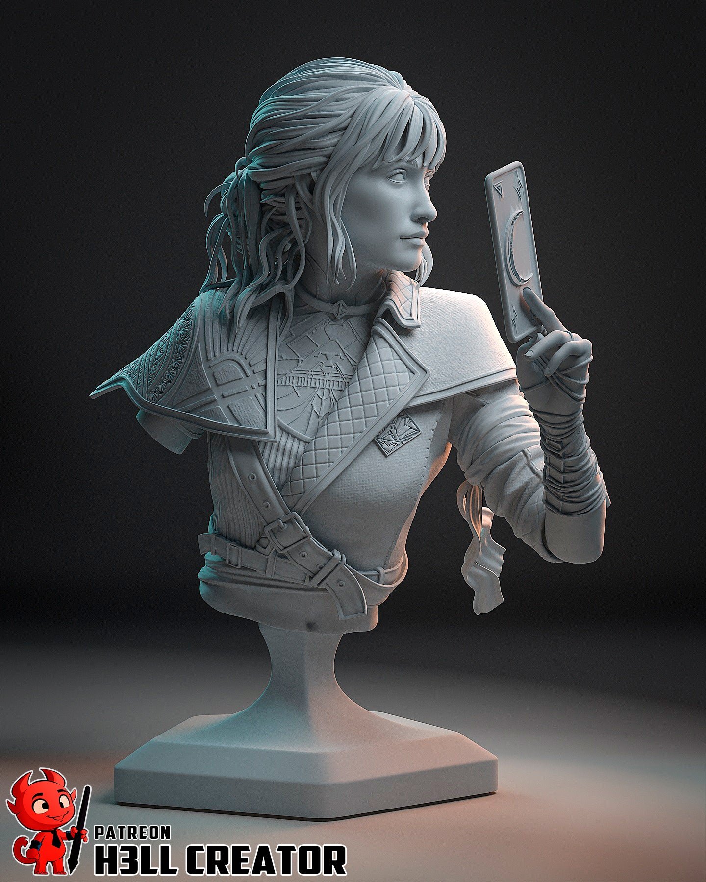 Sciel (Clair Obscur: Expedition 33) 3d Printed Model Kit - 1:12