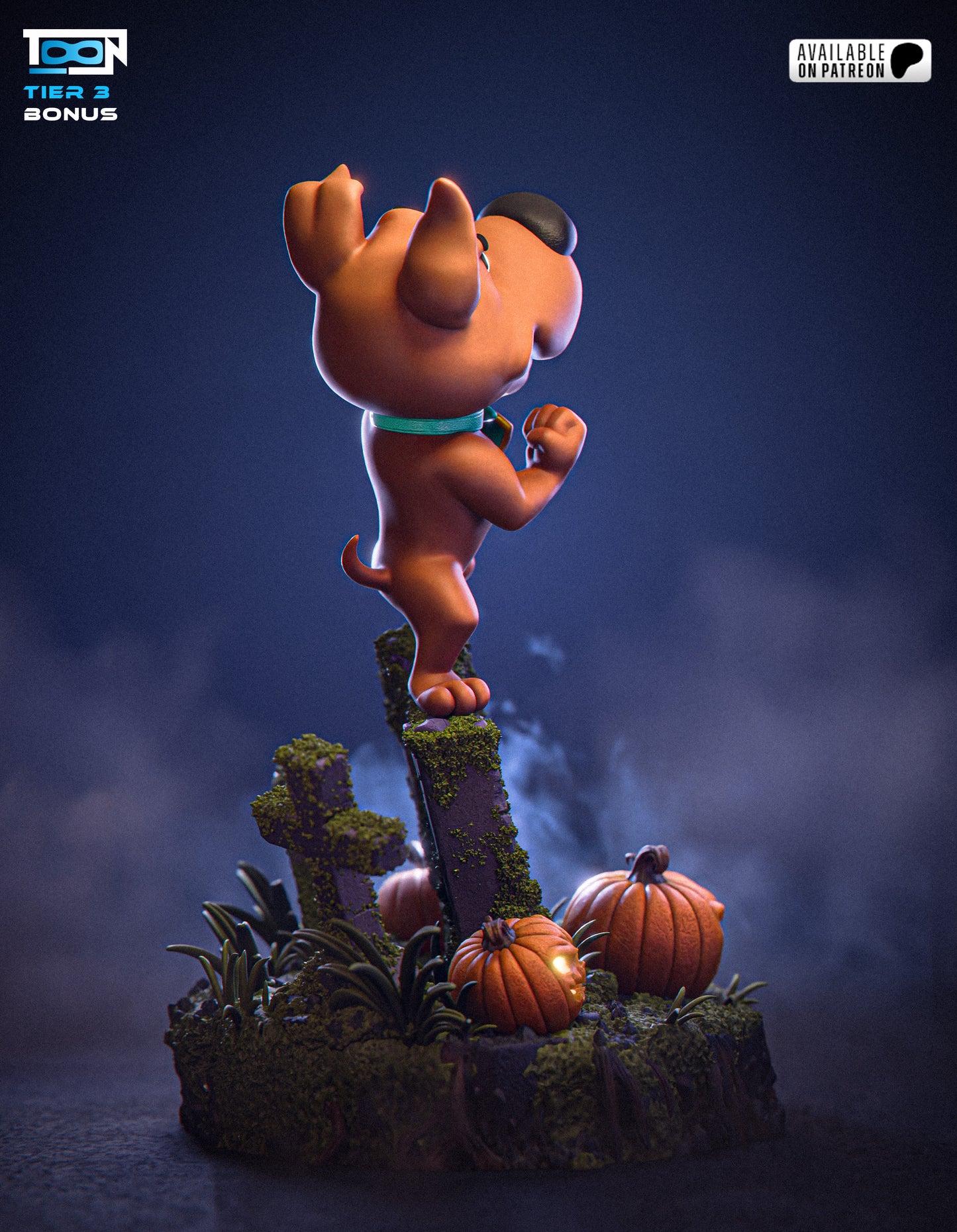 Scrappy Doo - Scooby Doo - 6 Scale 3D Printed Statue Model Kit