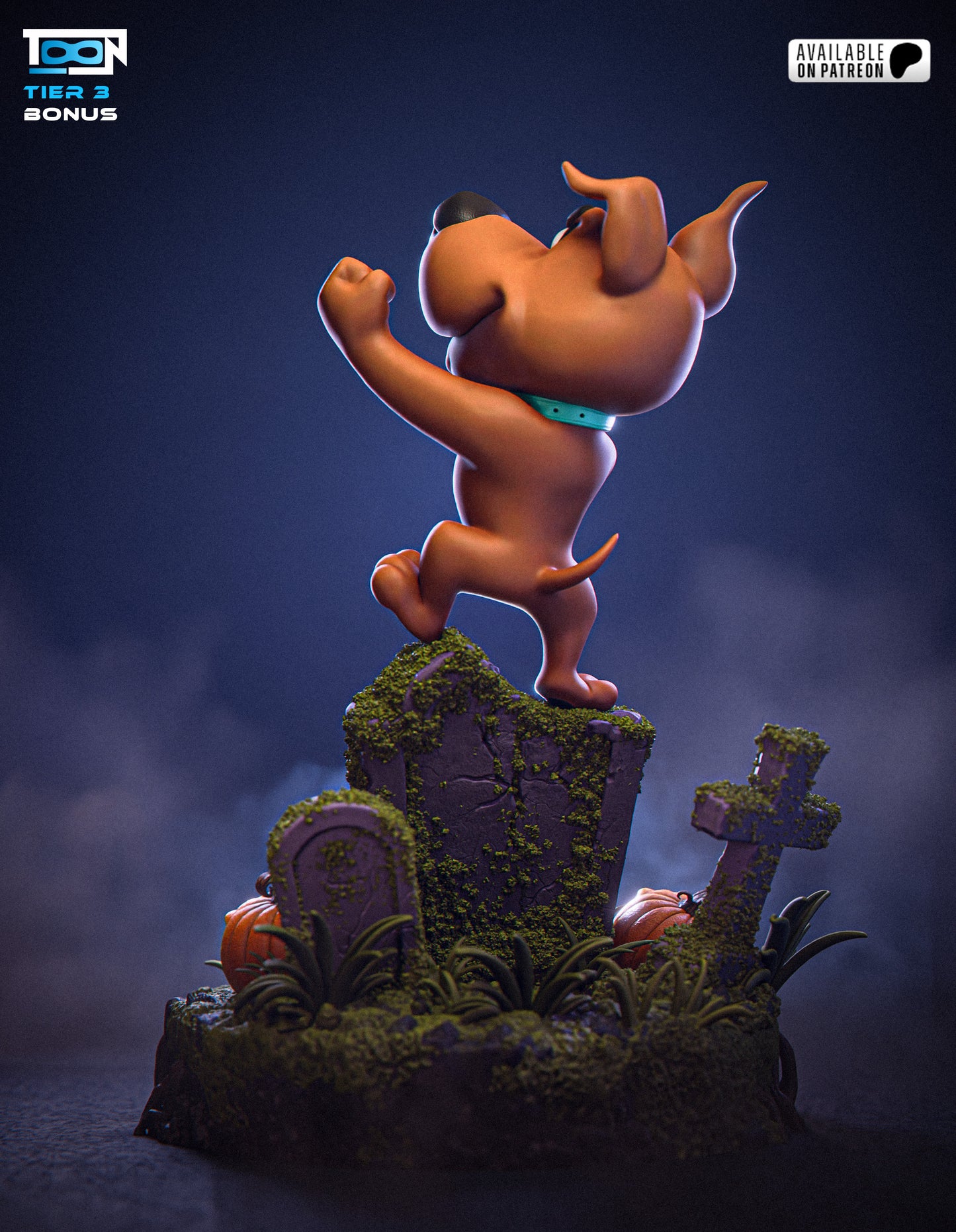 Scrappy Doo - Scooby Doo - 6 Scale 3D Printed Statue Model Kit