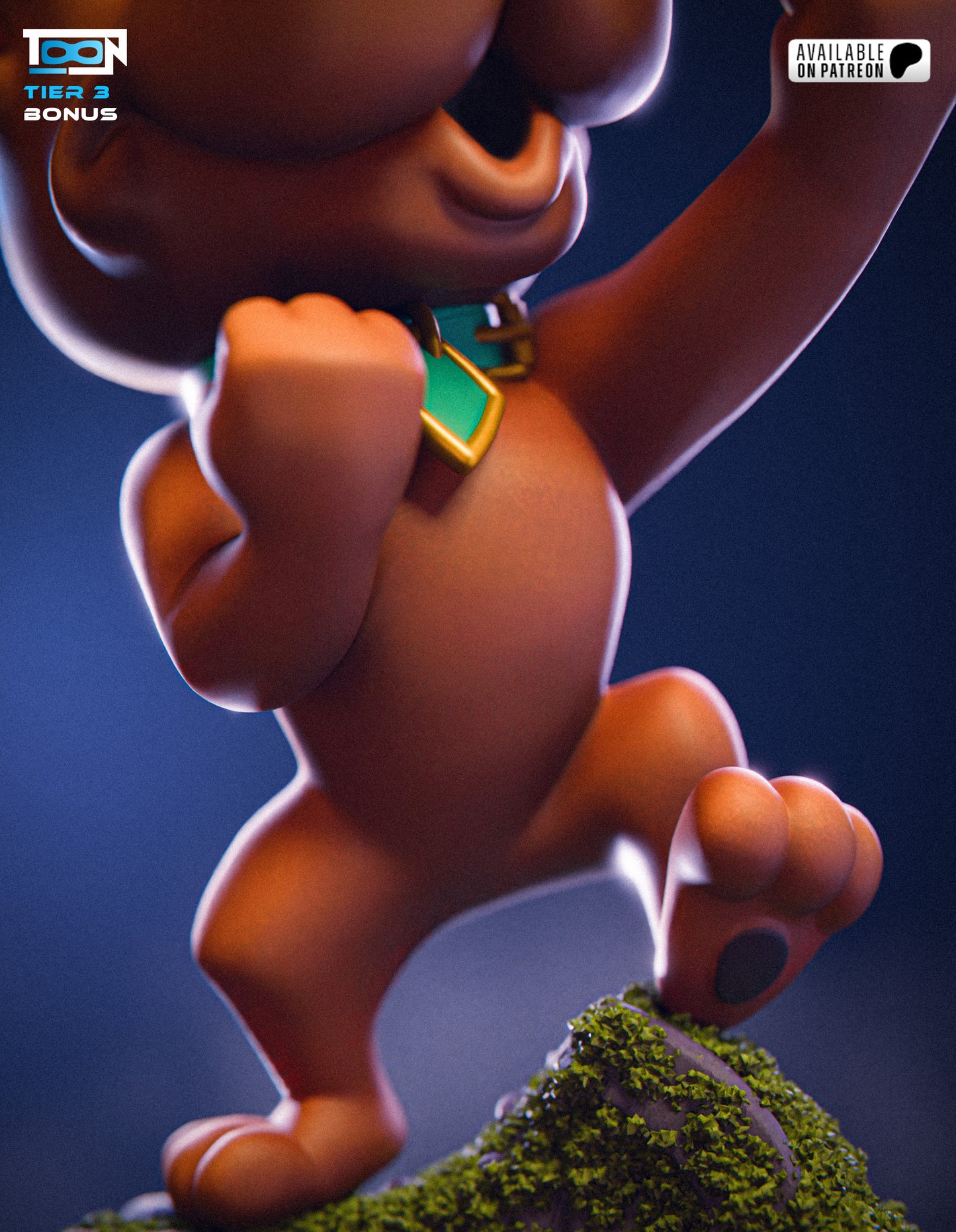 Scrappy Doo - Scooby Doo - 6 Scale 3D Printed Statue Model Kit