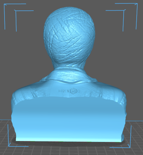 The Silence - Dr Who - 3D Printed Bust -  Resin Printed
