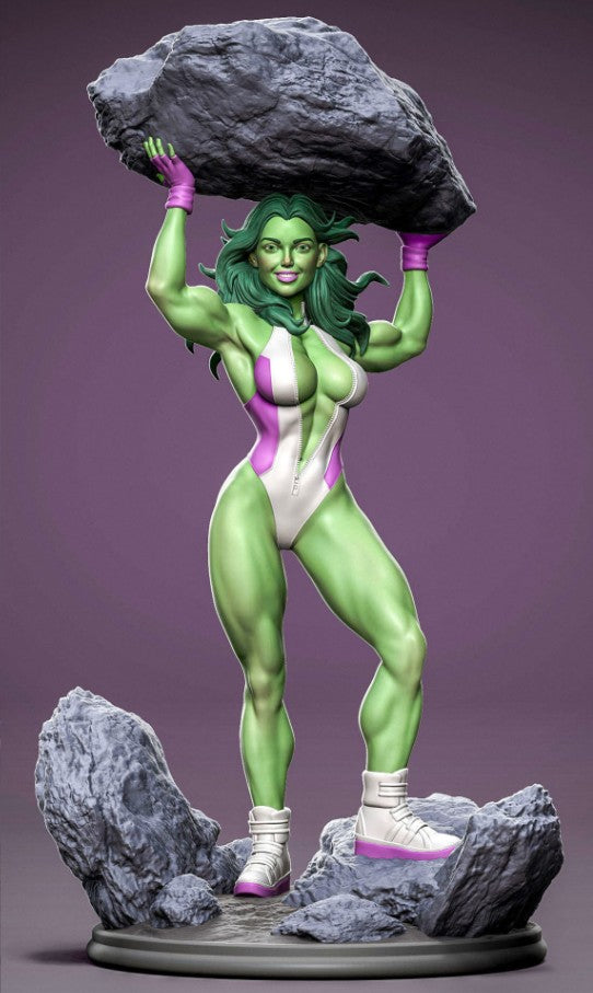 She Hulk - 3d Printed Model Sculpture