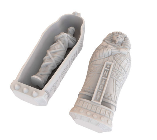 Pharaoh Sarcophagus mummy - 3D Printed Model