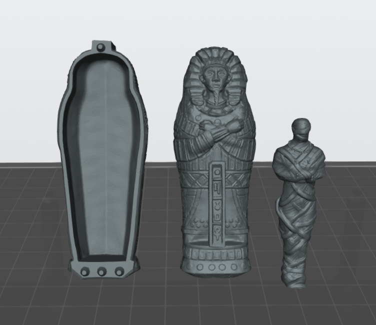 Pharaoh Sarcophagus mummy - 3D Printed Model