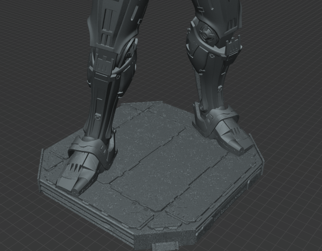 Robocop Sculpt -3d Printed Model Kit - Fan Art
