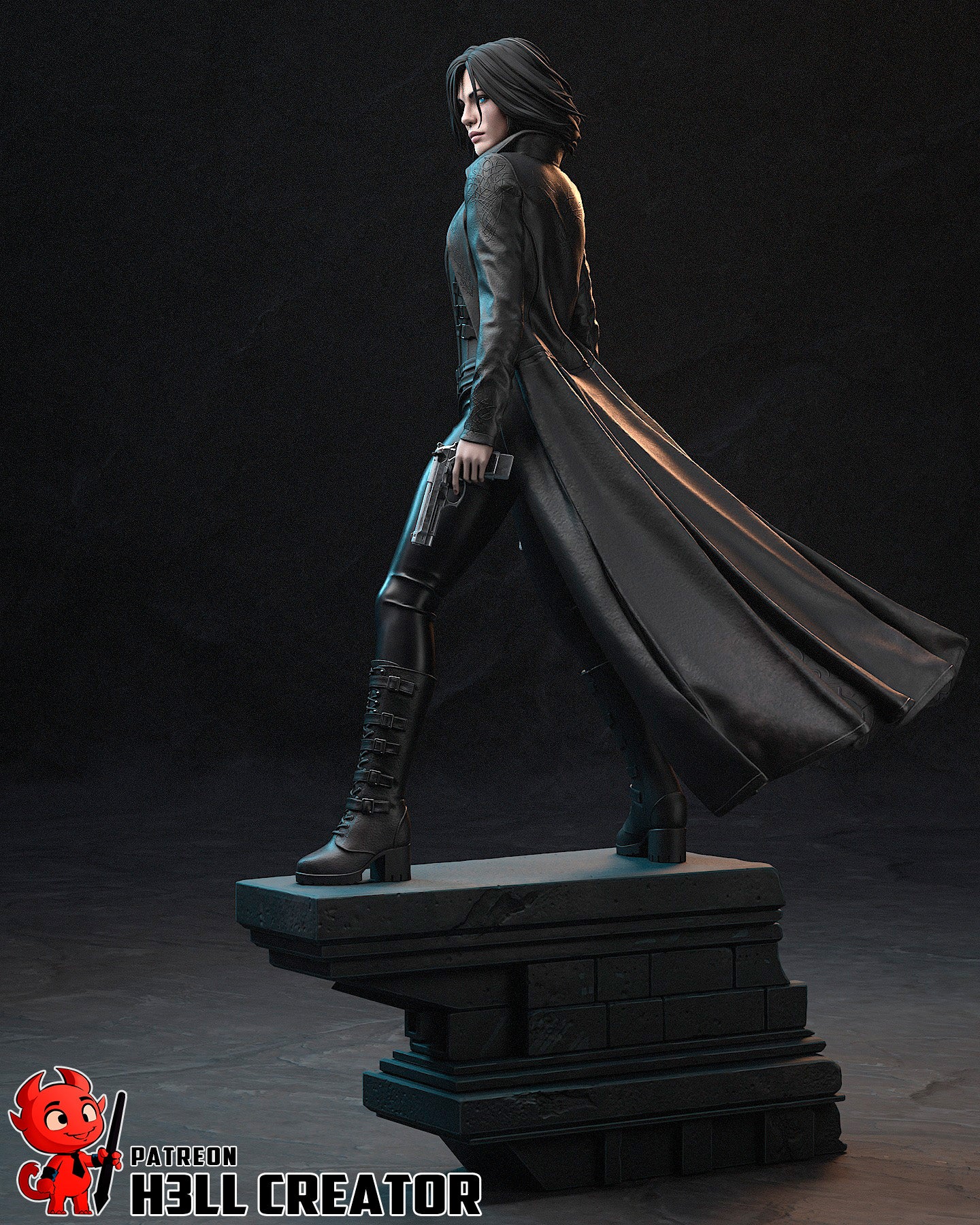 Selene Underworld - 3D Printed Model Kit 10 Scale