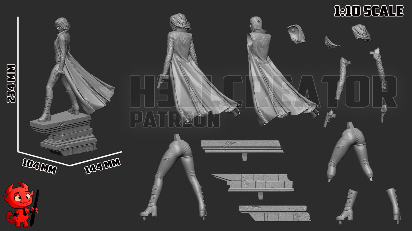 Selene Underworld - 3D Printed Model Kit 10 Scale