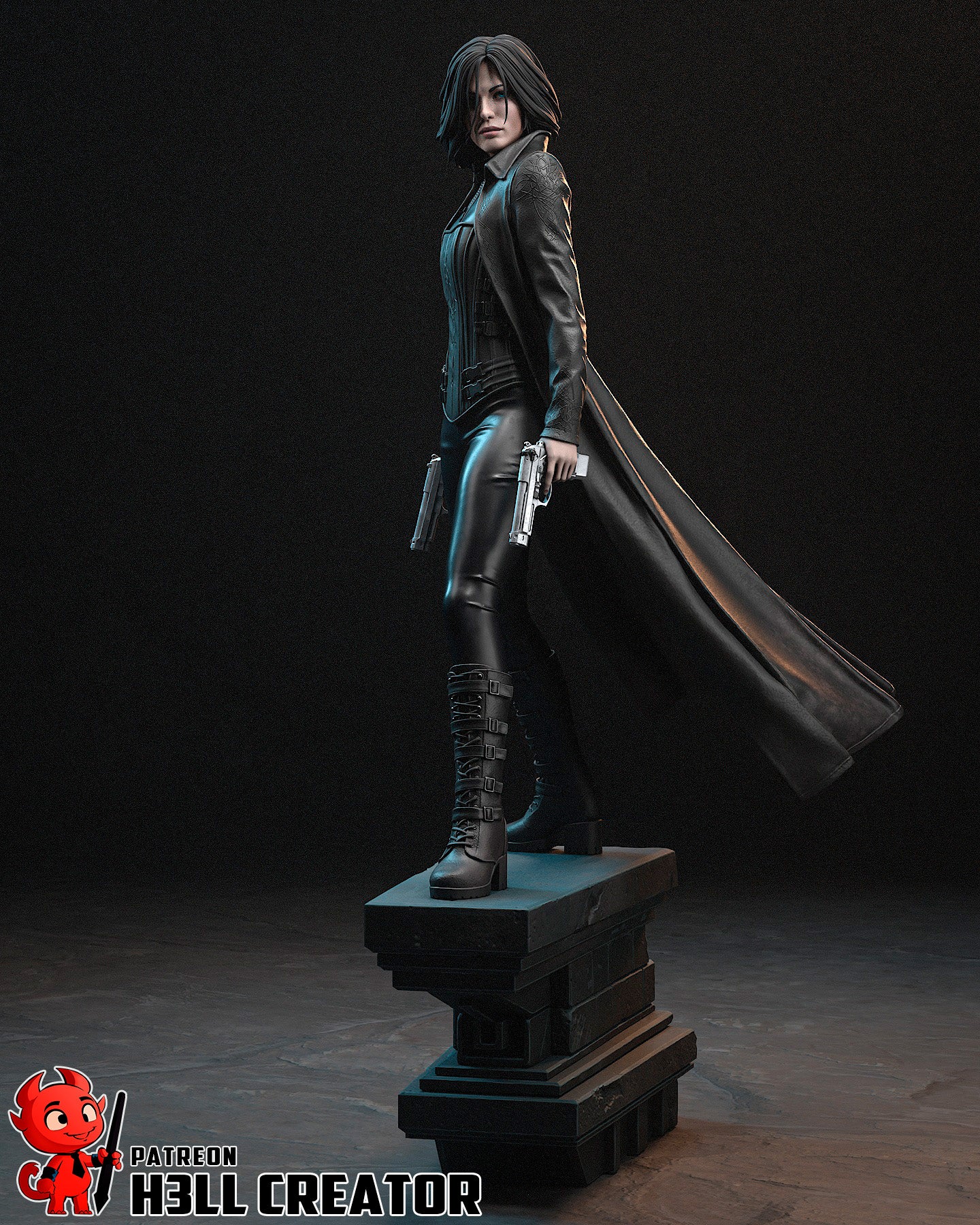 Selene Underworld - 3D Printed Model Kit 10 Scale