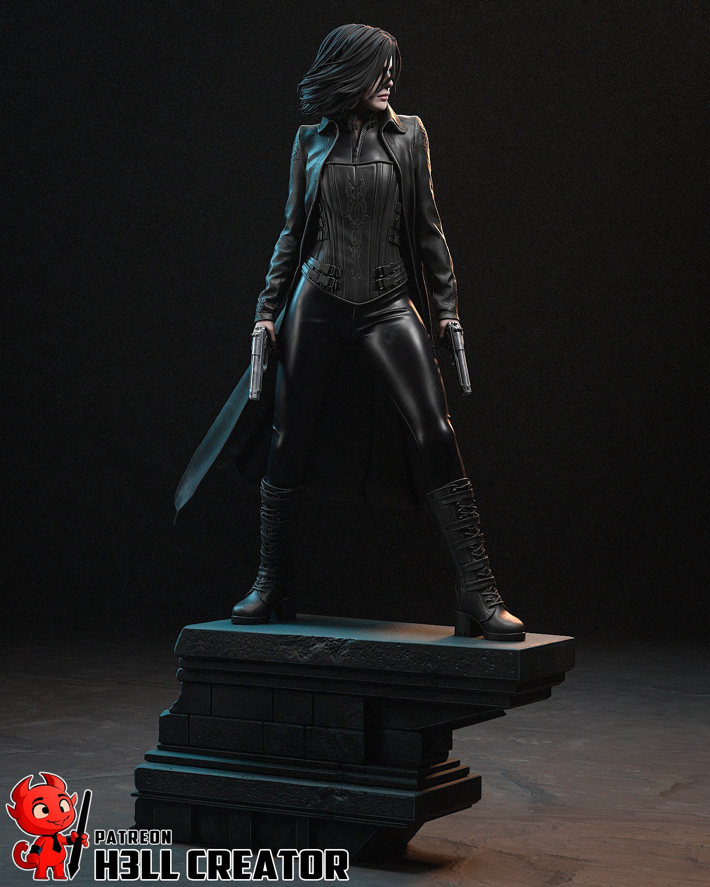 Selene Underworld - 3D Printed Model Kit 10 Scale