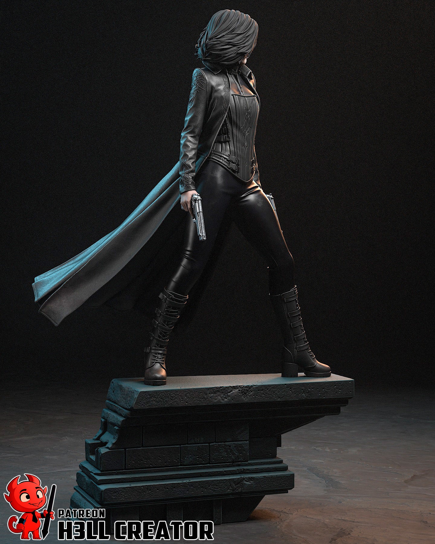Selene Underworld - 3D Printed Model Kit 10 Scale