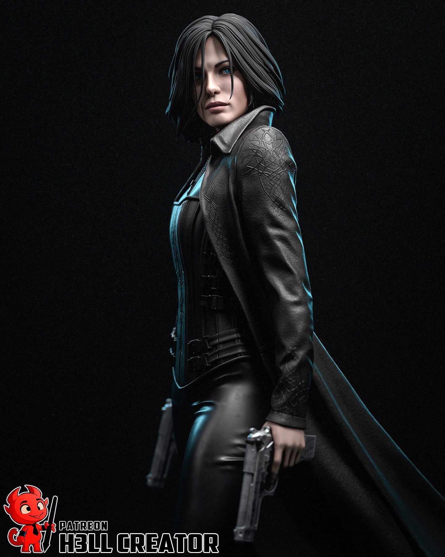 Selene Underworld - 3D Printed Model Kit 10 Scale