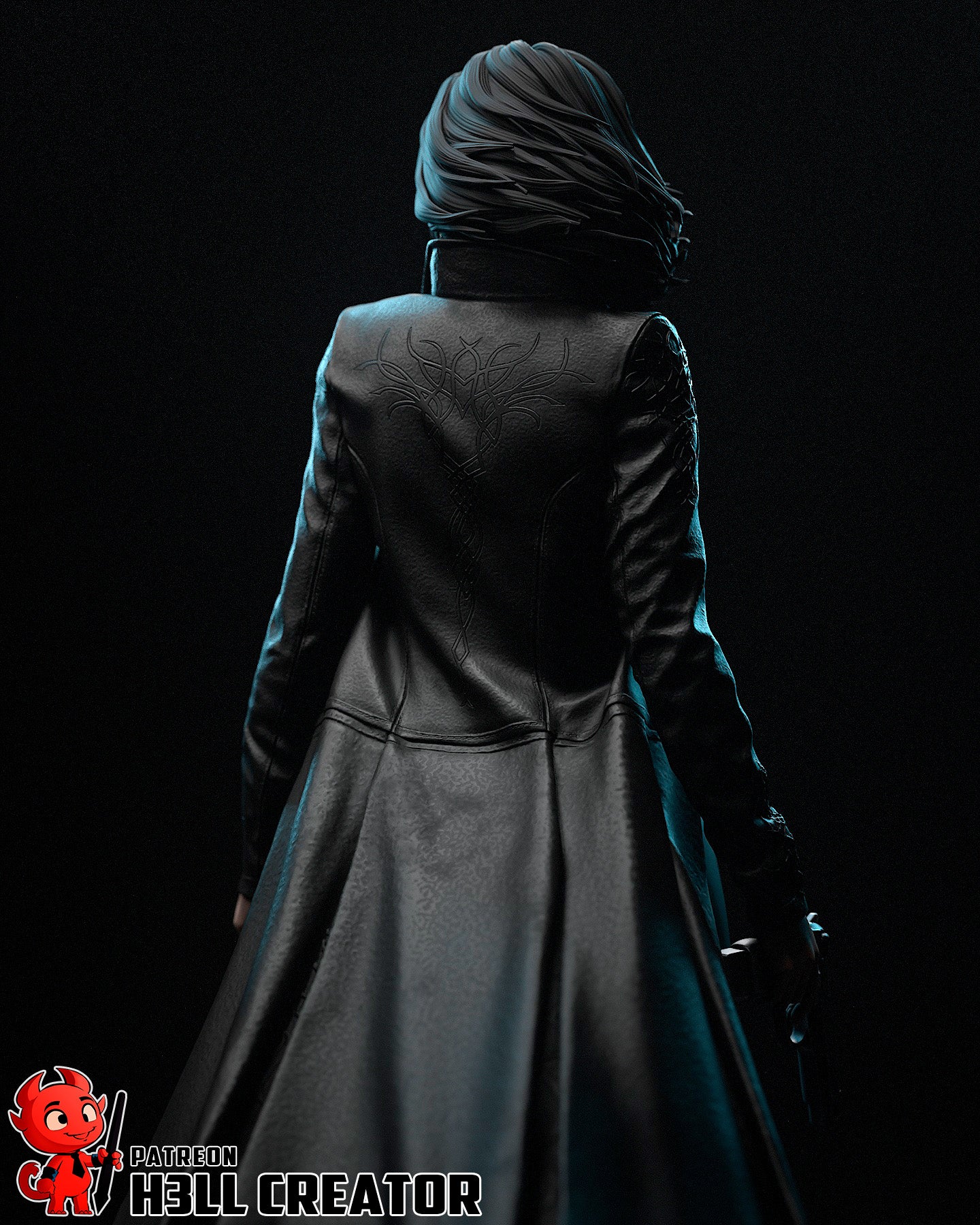 Selene Underworld - 3D Printed Model Kit 10 Scale