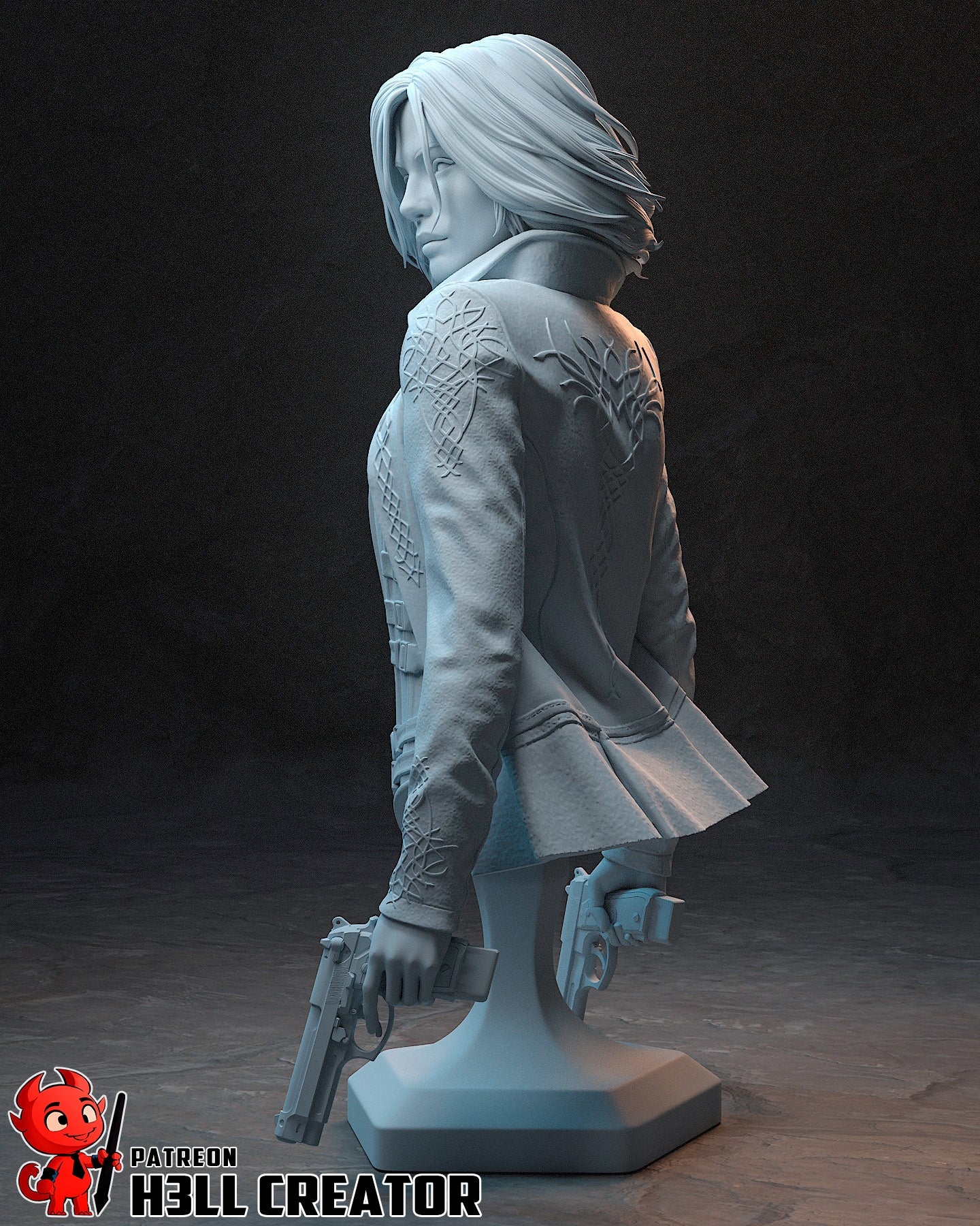 Selene Underworld - 3D Printed Model Kit 10 Scale