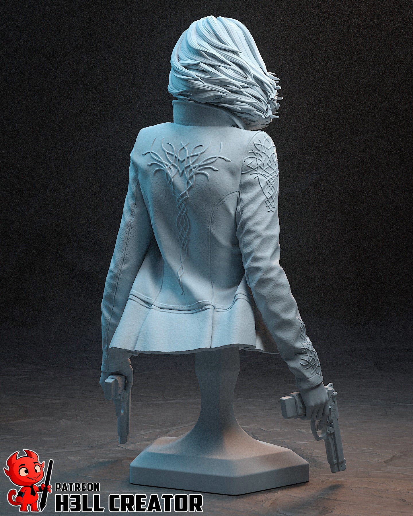 Selene Underworld - 3D Printed Model Kit 10 Scale
