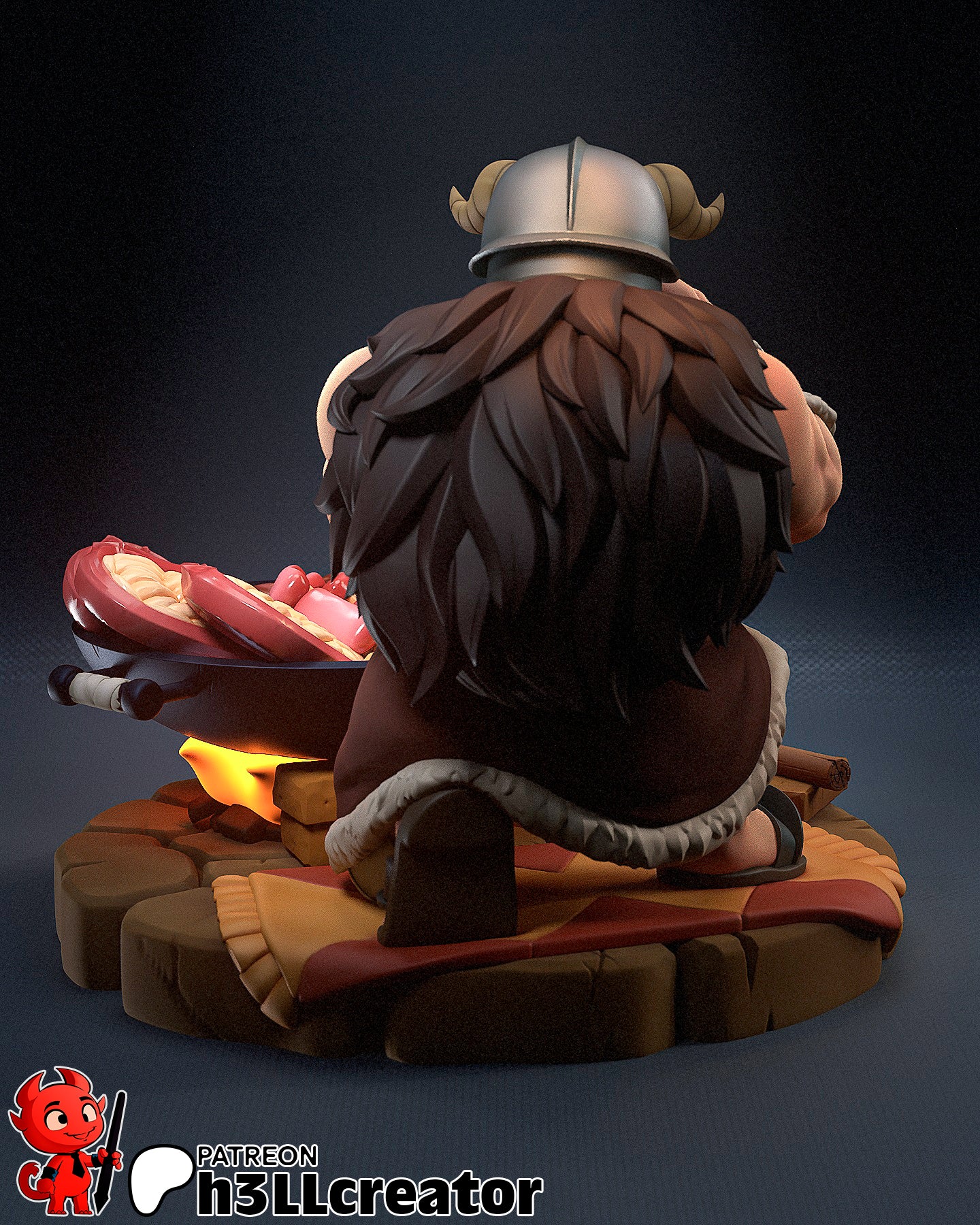 Senshi - 3D Printed Statue - 105mm