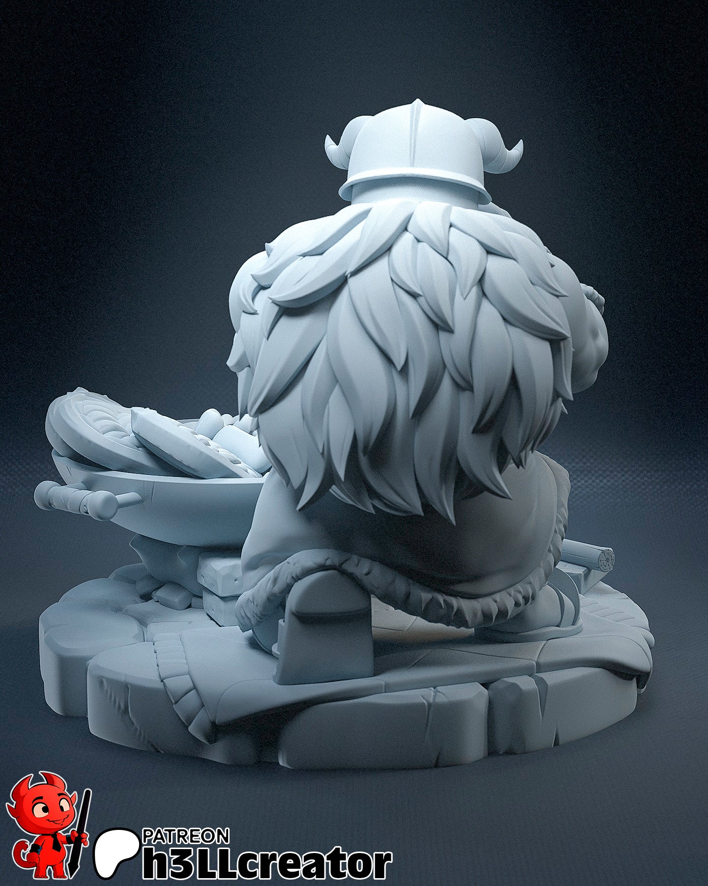 Senshi - 3D Printed Statue - 105mm