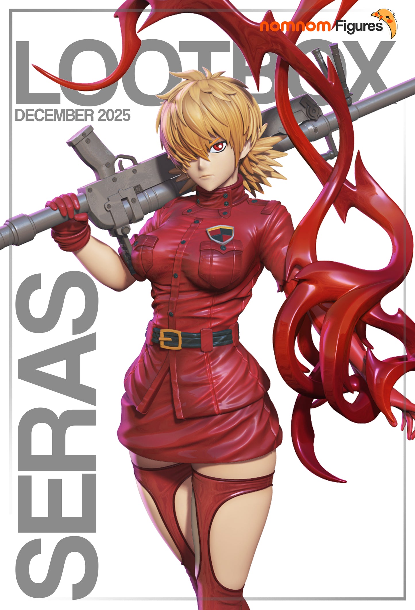 Seras Victoria (Hellsing Ultimate) 3D Printed Model Kit
