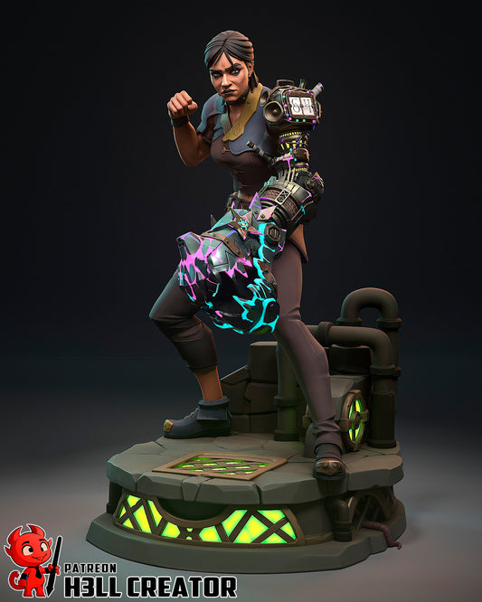 Sevika (Arcane) 3d Printed Model Kit - 1:12
