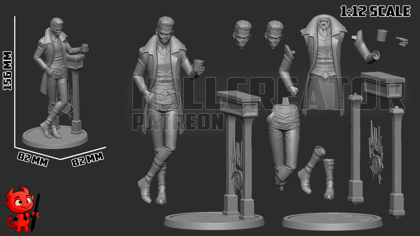 Silco - Arcane - 3D Printed Statue  - 12 Scale