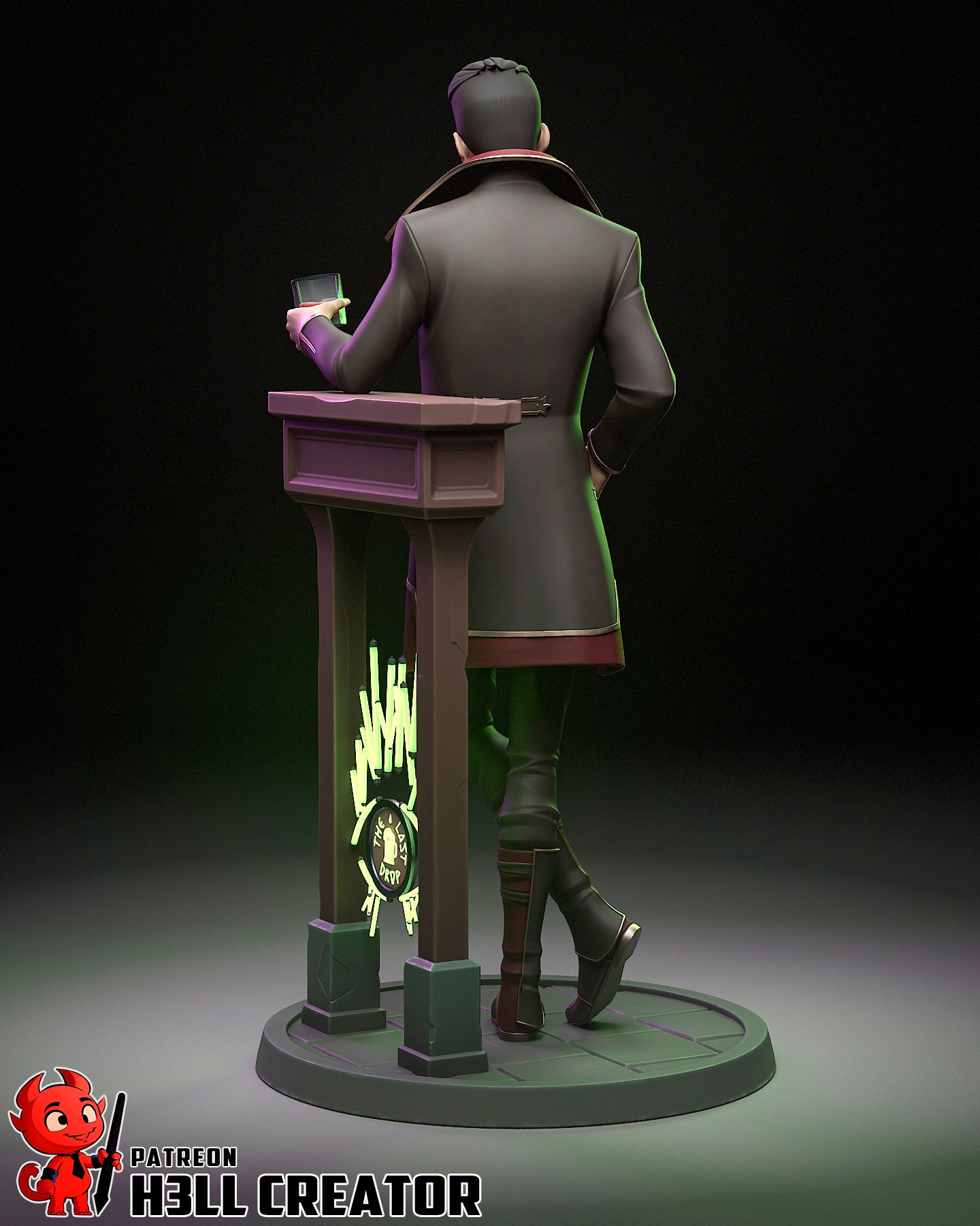 Silco - Arcane - 3D Printed Statue  - 12 Scale