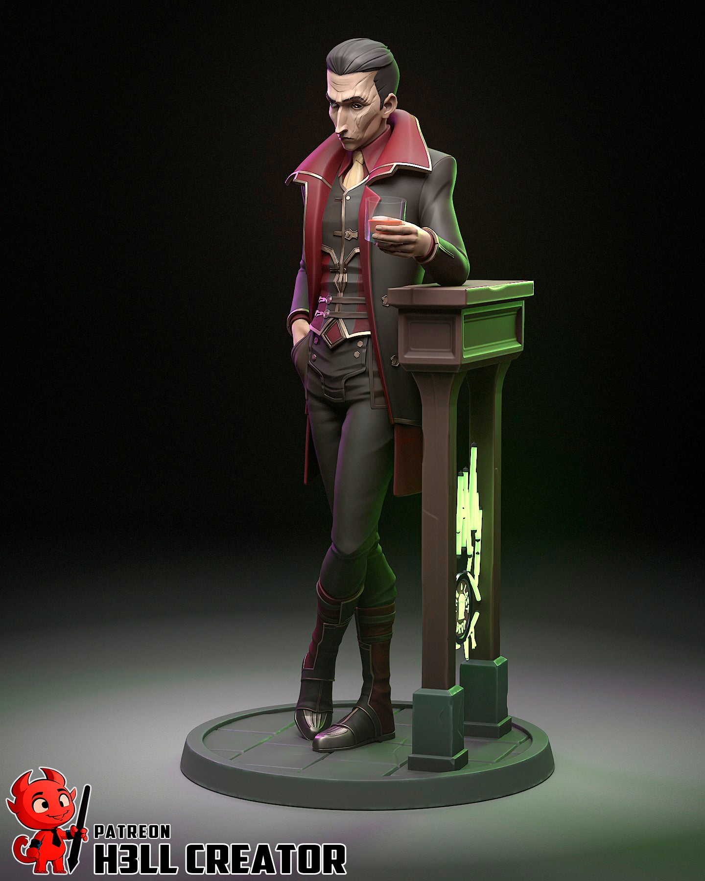 Silco - Arcane - 3D Printed Statue  - 12 Scale